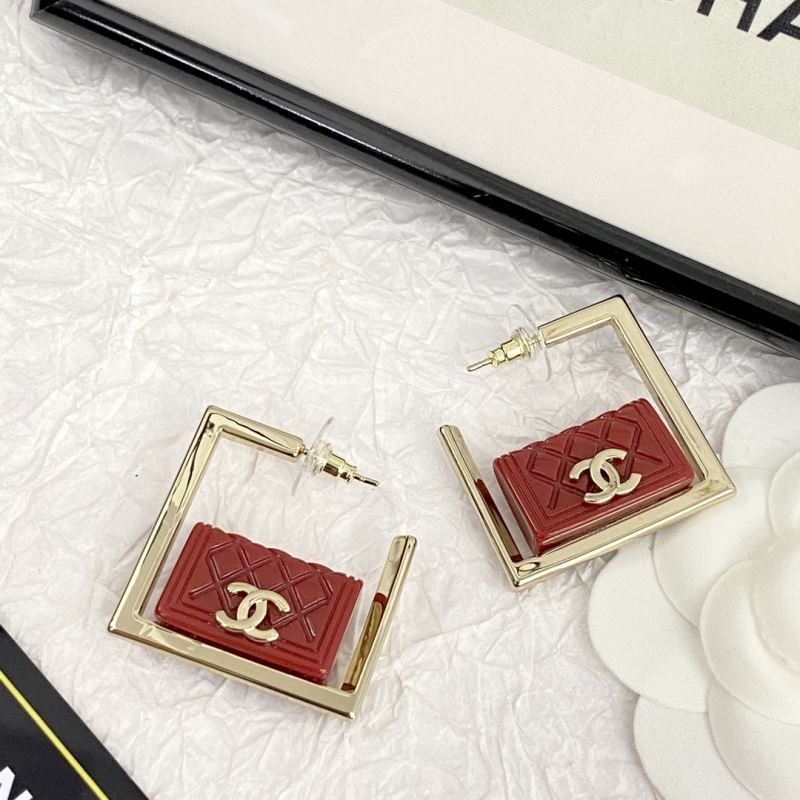Ch*el earrings